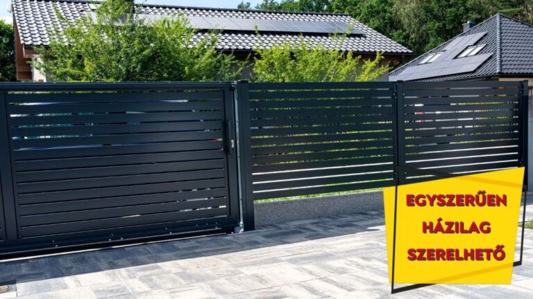 Időtálló aluminium kerítésléc az XXL kerítés választékában